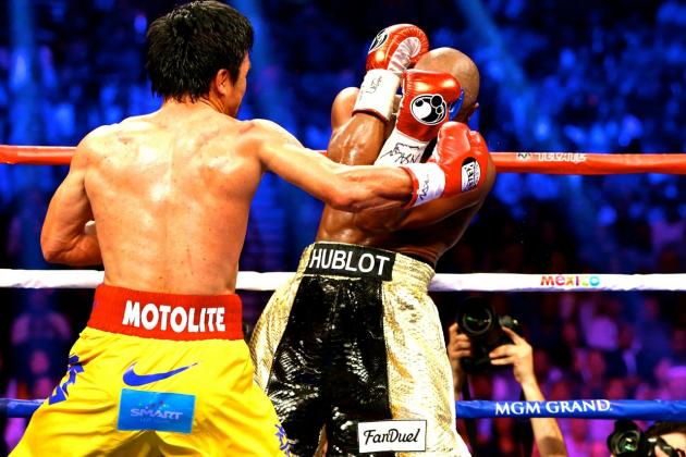 Stage Set for Mayweather-Pacquiao Rematch in 2016 as Floyd Chases 50-0 Mark