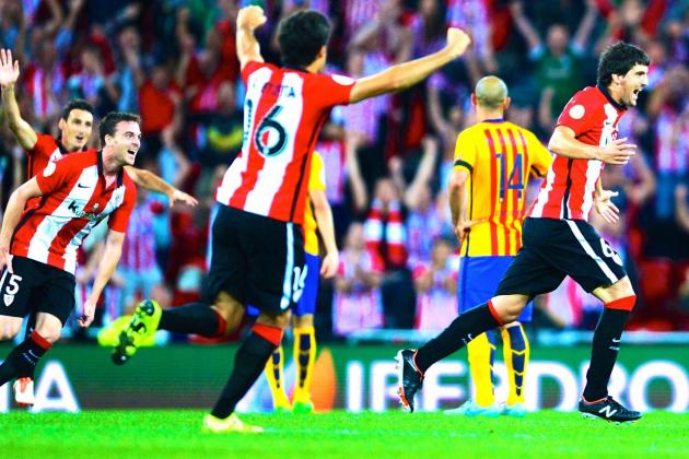 Athletic Bilbao vs. Barcelona: Score, Reaction from 2015 Spanish Super Cup Leg 1