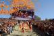 Clemson players head to the field before an NCAA college football game against South Carolina, Saturday, Nov. 29, 2014, in Clemson, S.C. Clemson won 35-17. (AP Photo/Rainier Ehrhardt)