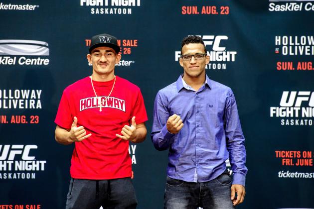 UFC Fight Night Saskatoon: Best DraftKings Picks for Holloway vs. Oliveira Card