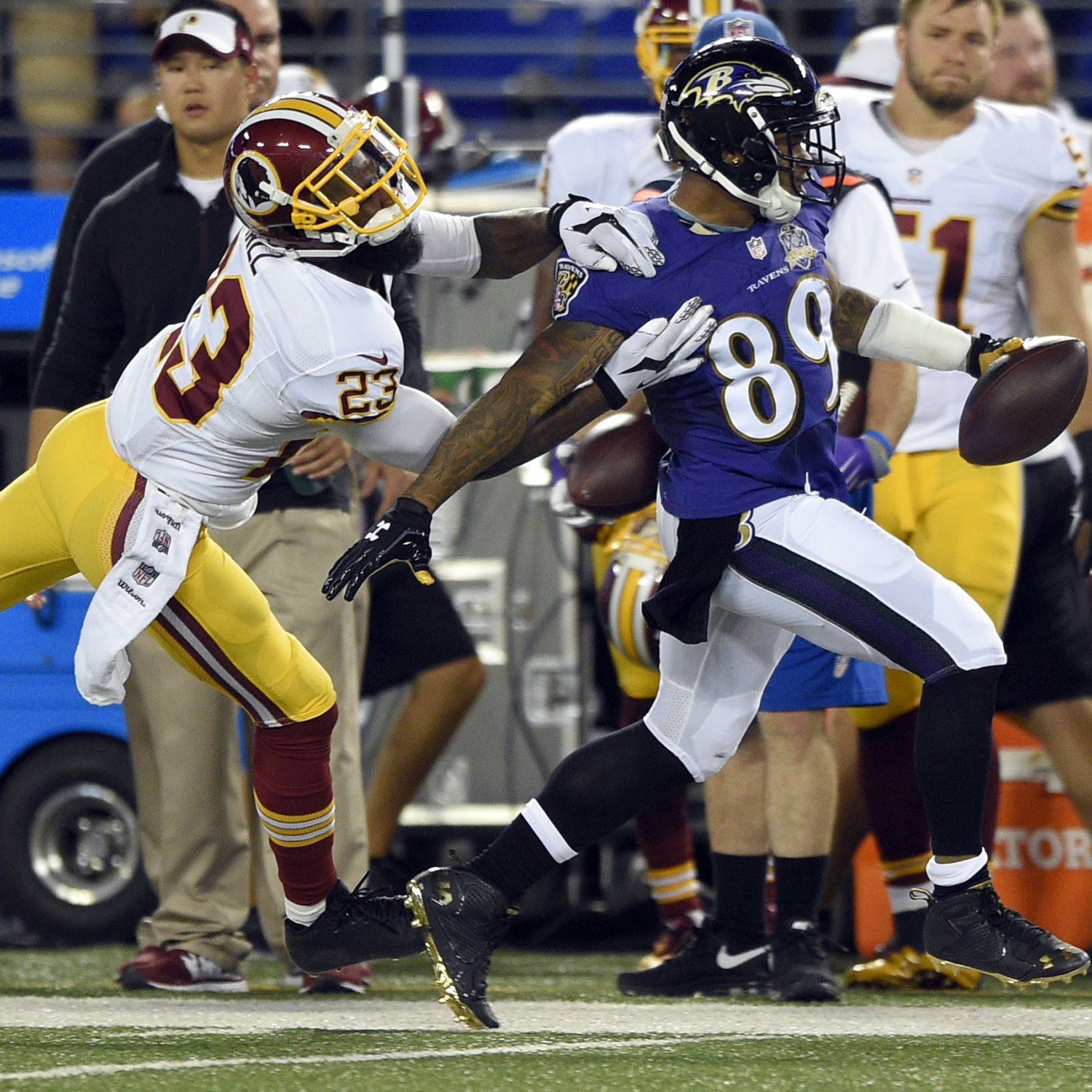 Baltimore Ravens Starters' Performance Overshadowed by Fight, Final