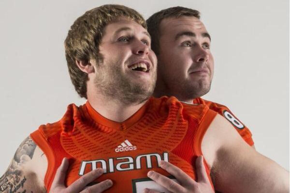 Miami Hurricanes Football Players Do Goofy Poses for Photo ...