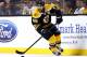 Boston Bruins' David Krejci during the third period of the Boston Bruins 2-1 win over the Washington Capitals in an NHL preseason hockey game in Boston Tuesday, Sept. 22, 2015. (AP Photo/Winslow Townson)