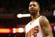 Phoenix Suns forward Markieff Morris (11) reacts to a foul call in the first quarter during an NBA basketball game against the San Antonio Spurs, Saturday, Feb. 28, 2015, in Phoenix. (AP Photo/Rick Scuteri)