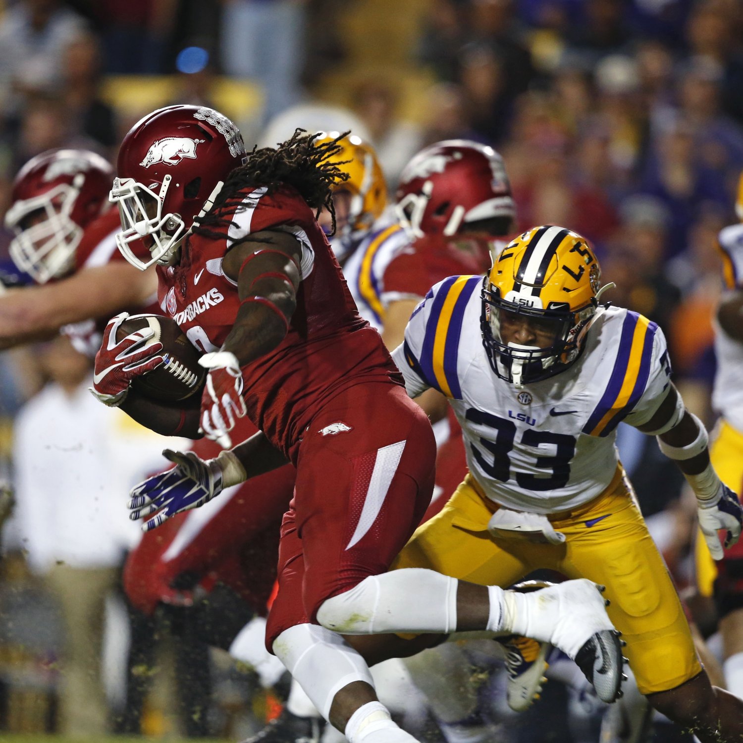 Arkansas vs. LSU Score, Highlights and Twitter Reaction Bleacher Report