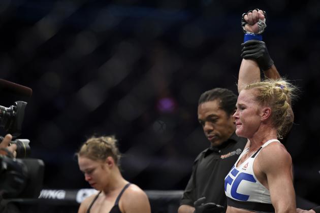 Holly Holm Answers Ronda Rousey 'Jerk' Question, Has Seen Knockout over 30 Times