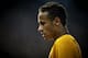 VALENCIA, SPAIN - DECEMBER 05: (EDITORS NOTE: This image has been processed using digitals filters.) Neymar JR of Barcelona looks on during the La Liga match between Valencia CF and FC Barcelona at Estadi de Mestalla on December 05, 2015 in Valencia, Spain. (Photo by Manuel Queimadelos Alonso/Getty Images)