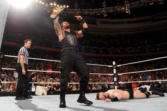 Roman Reigns Defeats Sheamus to Win WWE World Heavyweight Championship