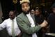 New York Giants’ Odell Beckham Jr. leaves NFL headquarters in New York, Wednesday, Dec. 23, 2015. Hearing officer James Thrash upheld the suspension for multiple violations of safety-related playing rules after hearing an appeal by the New York Giants wide receiver earlier in the day. Beckham will miss the game Sunday night at Minnesota. (AP Photo/Seth Wenig)