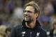 Liverpool's German manager Jurgen Klopp smiles during the English Premier League football match between Liverpool and Leicester City at the Anfield stadium in Liverpool, north-west England on December 26, 2015. Liverpool won 1-0. AFP PHOTO / LINDSEY PARNABYRESTRICTED TO EDITORIAL USE. No use with unauthorized audio, video, data, fixture lists, club/league logos or 'live' services. Online in-match use limited to 75 images, no video emulation. No use in betting, games or single club/league/player publications. / AFP / LINDSEY PARNABY (Photo credit should read LINDSEY PARNABY/AFP/Getty Images)