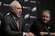 Philadelphia Eagles owner Jeffrey Lurie, left, introduces Eagles head coach Chip Kelly, right, during a press conference at the team's NFL football training facility, Thursday, Jan. 17, 2013, in Philadelphia. (AP Photo/Matt Rourke)