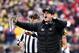 Nov 28, 2015; Ann Arbor, MI, USA; Michigan Wolverines head coach Jim Harbaugh reacts in the first quarter against the Ohio State Buckeyes at Michigan Stadium. Mandatory Credit: Tim Fuller-USA TODAY Sports