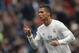 Real Madrid's Cristiano Ronaldo celebrates after scoring a goal during a Spanish La Liga soccer match between Real Madrid and Real Sociedad at the Santiago Bernabeu stadium in Madrid, Spain, Wednesday, Dec. 30, 2015. (AP Photo/Daniel Ochoa de Olza)