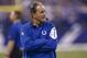INDIANAPOLIS, IN - DECEMBER 20: Head coach Chuck Pagano of the Indianapolis Colts is seen during the game against the Houston Texans at Lucas Oil Stadium on December 20, 2015 in Indianapolis, Indiana. (Photo by Michael Hickey/Getty Images)