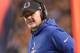 Indianapolis Colts head coach Chuck Pagano stands on the sidelines during the first half of an NFL football game against the Pittsburgh Steelers, Sunday, Dec. 6, 2015, in Pittsburgh. (AP Photo/Don Wright)
