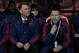Manchester United manager Louis van Gaal, left, and assistant manager Ryan Giggs, look across the pitch before the English Premier League soccer match between Bournemouth and Manchester United at the Vitality Stadium in Bournemouth, England, Saturday Dec. 12, 2015. (AP Photo/Tim Ireland)
