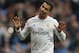 Real Madrid's Cristiano Ronaldo celebrates after scoring a goal during a Spanish La Liga soccer match between Real Madrid and Real Sociedad at the Santiago Bernabeu stadium in Madrid, Spain, Wednesday, Dec. 30, 2015. (AP Photo/Daniel Ochoa de Olza)