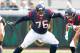 Oct 18, 2015; Jacksonville, FL, USA; Houston Texans tackle Duane Brown (76) blocks during the second half of a football game against the Jacksonville Jaguars at EverBank Field. Mandatory Credit: Reinhold Matay-USA TODAY Sports