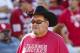 Aug 30, 2014; Norman, OK, USA; Oklahoma Sooners fan and former WWE commentator Jim Ross during the game against the Louisiana Tech Bulldogs at Gaylord Family - Oklahoma Memorial Stadium. Mandatory Credit: Kevin Jairaj-USA TODAY Sports