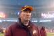 Dec 29, 2013; East Rutherford, NJ, USA; Washington Redskins head coach Mike Shanahan walks off the field after a game against the New York Giants at MetLife Stadium. The Giants defeated the Redskins 20-6. Mandatory Credit: Brad Penner-USA TODAY Sports