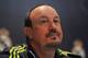MADRID, SPAIN - NOVEMBER 20: Real Madrid manager Rafa Benitez holds a press conference after the Real Madrid training session ahead of the La Liga match between Real Madrid and Barcelona at Valdebebas training ground on November 20, 2015 in Madrid, Spain. (Photo by Denis Doyle/Getty Images)
