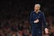 LONDON, ENGLAND - JANUARY 02: Arsene Wenger Manager of Arsenal gestures during the Barclays Premier League match between Arsenal and Newcastle United at Emirates Stadium on January 2, 2016 in London, England. (Photo by Shaun Botterill/Getty Images)