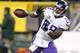 Minnesota Vikings' Adrian Peterson warms up before an NFL football game against the Green Bay Packers Sunday, Jan. 3, 2016, in Green Bay, Wis. (AP Photo/Matt Ludtke)