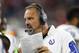 Oct 8, 2015; Houston, TX, USA; Indianapolis Colts defensive coordinator Greg Manusky on the sidelines prior to the game against the Houston Texans at NRG Stadium. Mandatory Credit: Matthew Emmons-USA TODAY Sports