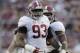 Alabama 's Jonathan Allen (93) during the second half of an NCAA college football game against Texas A&M , Saturday, Oct. 17, 2015, in College Station, Texas. Alabama won 41-23. (AP Photo/Eric Gay)
