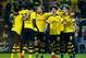DORTMUND, GERMANY - NOVEMBER 08: The team of Dortmund dance in a circle after winning the Bundesliga match between Borussia Dortmund and FC Schalke 04 at Signal Iduna Park on November 8, 2015 in Dortmund, Germany. (Photo by Boris Streubel/Getty Images)