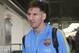 FC Barcelona’s Lionel Messi arrives at Narita international airport in Narita, near Tokyo, Monday, Dec. 14, 2015. The European club champion will play in the Club World Cup soccer tournament. (AP Photo/Koji Sasahara)