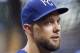 Kansas City Royals' Alex Gordon takes batting practice during workouts for baseball's American League Division Series, Saturday, Oct. 10, 2015, in Houston. The Houston Astros host the Royals in Game 3 on Sunday. The best-of-five games series is tied 1-1. (AP Photo/Patric Schneider)