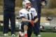 New England Patriots wide receiver Julian Edelman (11) warms up on the field during an NFL football practice, Wednesday, Dec. 23, 2015, in Foxborough, Mass. The Patriots are to play the New York Jets Sunday, Dec. 27, in East Rutherford, N.J. (AP Photo/Steven Senne)