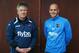 EXETER, ENGLAND - JANUARY 06: (L-R) Steve Perryman the Exeter City Director of Football and Paul Tisdale the Manager of Exeter City pose during the Exeter City FA Cup Media Day at the Cliff Hill training ground on January 6, 2016 in Exeter, England. (Photo by Michael Steele/Getty Images)