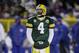 Green Bay Packers quarterback Brett Favre looks on during the NFC Championship football game against the New York Giants, Sunday, Jan. 20, 2008, in Green Bay, Wis. (AP Photo/David J. Phillip)