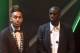 Gabonese striker Pierre-Emerick Aubameyang (C) flanked Ivorian striker Yaya Toure (R) and his Ghanaian counterpart Andre Ayew wait for verdict during the 2015 GLO-CAF African Footballer of the Year Award in Abuja, on December 7, 2016. AFP PHOTO/PIUS UTOMI EKPEI / AFP / PIUS UTOMI EKPEI (Photo credit should read PIUS UTOMI EKPEI/AFP/Getty Images)