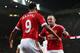 MANCHESTER, ENGLAND - JANUARY 02: Wayne Rooney (R) of Manchester United celebrates scoring his team's second goal with his team mate Anthony Martial (L) during the Barclays Premier League match between Manchester United and Swansea City at Old Trafford on January 2, 2016 in Manchester, England. (Photo by Alex Livesey/Getty Images)