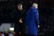 LONDON, ENGLAND - DECEMBER 28: Arsene Wenger, manager of Arsenal walks past Sam Allardyce the West Ham manager during the Barclays Premier League match between West Ham United and Arsenal at Boleyn Ground on December 28, 2014 in London, England. (Photo by Julian Finney/Getty Images)