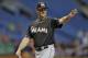 Miami Marlins manager Dan Jennings before an interleague baseball game against the Tampa Bay Rays Wednesday, Sept. 30, 2015, in St. Petersburg, Fla. (AP Photo/Chris O'Meara)
