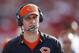 TAMPA, FL - DECEMBER 27: Offensive coordinator Adam Gase of the Chicago Bears looks on against the Tampa Bay Buccaneers during the game at Raymond James Stadium on December 27, 2015 in Tampa, Florida. The Bears defeated the Buccaneers 26-21. (Photo by Joe Robbins/Getty Images)