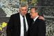 MADRID, SPAIN - JUNE 26: Real Madrid president Florentino Perez (R) presents Carlo Ancelotti as Real's new head coach at Estadio Bernabeu on June 26, 2013 in Madrid, Spain. (Photo by Denis Doyle/Getty Images)