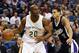 NEW ORLEANS, LA - MARCH 27: Quincy Pondexter #20 of the New Orleans Pelicans is defended by Ray McCallum #3 of the Sacramento Kings during a game at the Smoothie King Center on March 27, 2015 in New Orleans, Louisiana. NOTE TO USER: User expressly acknowledges and agrees that, by downloading and or using this photograph, User is consenting to the terms and conditions of the Getty Images License Agreement. (Photo by Stacy Revere/Getty Images)