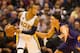 Jan 12, 2016; Indianapolis, IN, USA; Indiana Pacers guard Monta Ellis (11) looks to pass the ball as Phoenix Suns guard Devin Booker (1) defends in the first quarter at Bankers Life Fieldhouse. Mandatory Credit: Trevor Ruszkowski-USA TODAY Sports