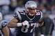 New England Patriots tight end Rob Gronkowski runs a pass route against the Tennessee Titans in the second half of an NFL football game, Sunday, Dec. 20, 2015, in Foxborough, Mass. (AP Photo/Charles Krupa)