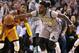 Boston Celtics forward Jae Crowder (99) steals the ball from Indiana Pacers forward Paul George (13) late in the second half of an NBA basketball game in Boston, Wednesday, Jan. 13, 2016. Crowder scored 25 points in the Celtics 103-94 win. (AP Photo/Charles Krupa)