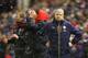 LIVERPOOL, ENGLAND - JANUARY 13: Arsene Wenger Manager of Arsenal reacts after Liverpool's third goal during the Barclays Premier League match between Liverpool and Arsenal at Anfield on January 13, 2016 in Liverpool, England. (Photo by Alex Livesey/Getty Images)