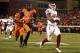 STILLWATER, OK - NOVEMBER 28 : Running back Joe Mixon #25 of the Oklahoma Sooners scores with safety Tre Flowers #31 of the Oklahoma State Cowboys in pursuit November 28, 2015 at Boone Pickens Stadium in Stillwater, Oklahoma. Oklahoma defeated Oklahoma State 58-23.(Photo by Brett Deering/Getty Images)