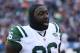 ORCHARD PARK, NY - JANUARY 3: Muhammad Wilkerson #96 of the New York Jets on the sideline against the Buffalo Bills during NFL game action at Ralph Wilson Stadium on January 3, 2016 in Orchard Park, New York. (Photo by Tom Szczerbowski/Getty Images)