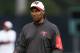 TAMPA, FL - AUGUST 1: Defensive Coordinator Leslie Frazier of the Tampa Bay Buccaneers works out during the first day of Training Camp at the University of South Florida on August 1, 2015 in Tampa, Florida. (Photo by Don Juan Moore/Getty Images)