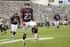 Houston Texans running back Arian Foster (23) celebrates his touchdown against the Jacksonville Jaguars during the first half of an NFL football game in Jacksonville, Fla., Sunday, Oct. 18, 2015. (AP Photo/Phelan M. Ebenhack)